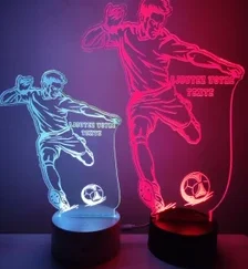 Lampe joueur de foot