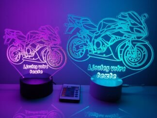 Lampe moto personnalisable