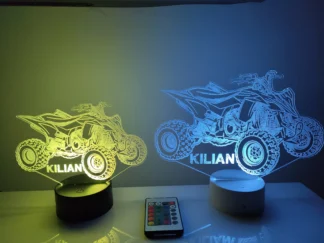 Lampe Quad raptor personnalisable