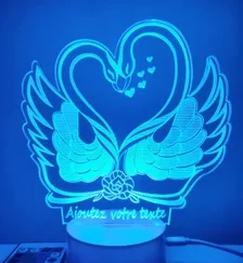 Lampe cygne