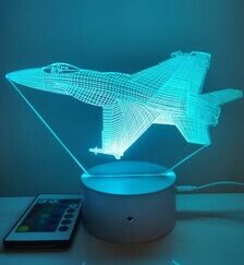 Lampe illusion avion